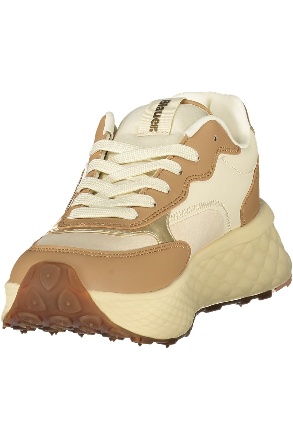 Blauer női sneaker, barna