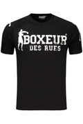 Boxeur Des Rues férfi rövid ujjú póló, fekete