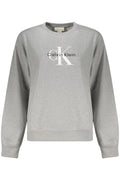 Calvin Klein cipzár nélküli női szürke pulóver