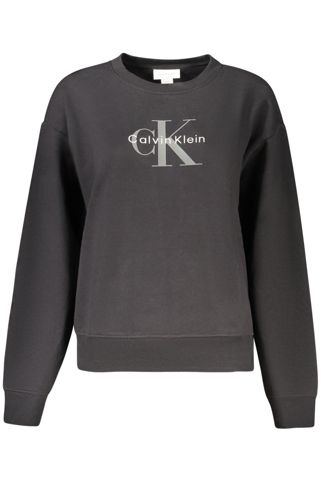 Calvin Klein női fekete cipzáros pulóver