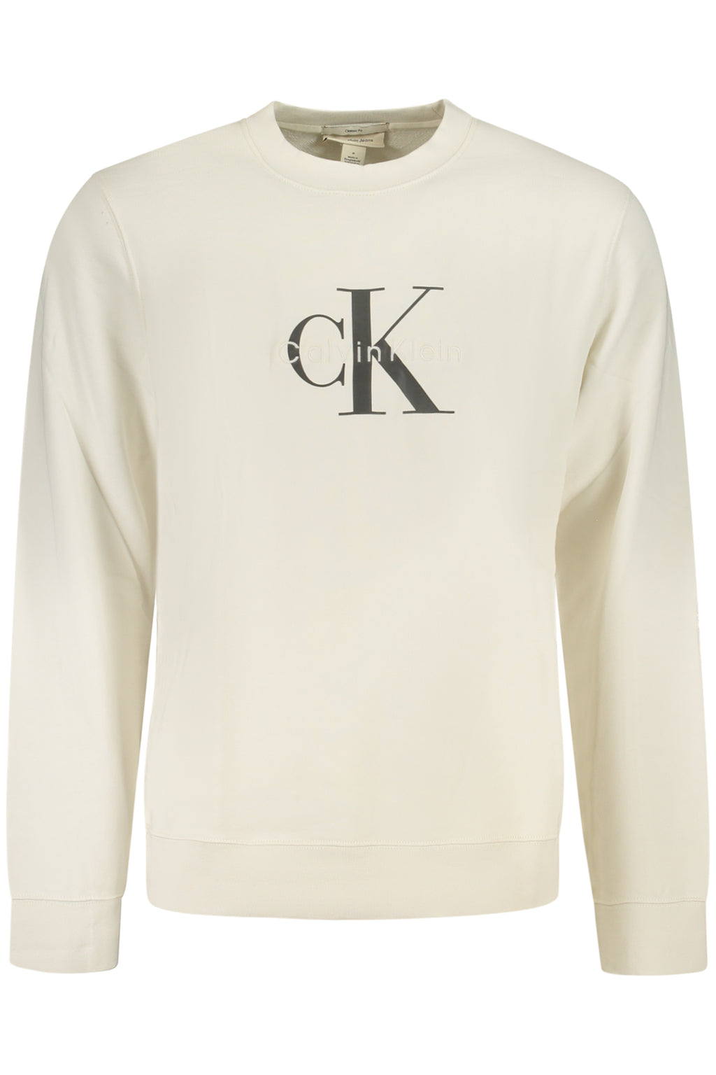Calvin Klein férfi cipzáros pulóver fehér