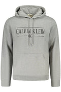 Calvin Klein férfi szürke cipzáros pulóver