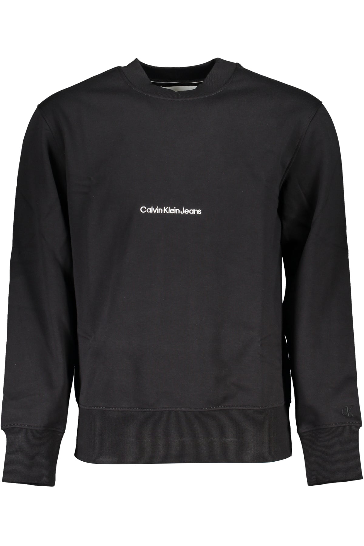 Calvin Klein férfi fekete cipzár nélküli póló
