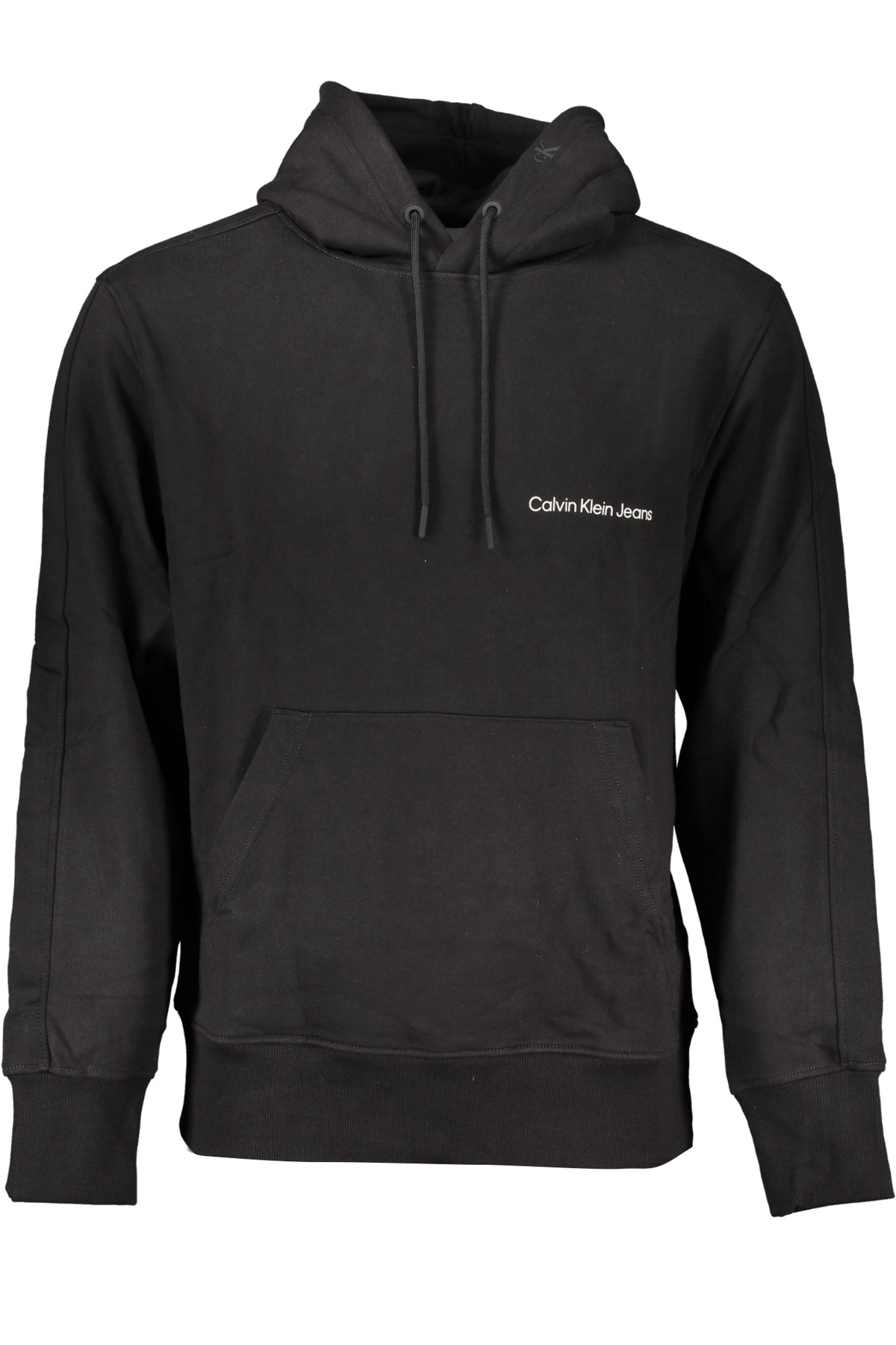 Calvin Klein férfi fekete cipzár nélküli póló