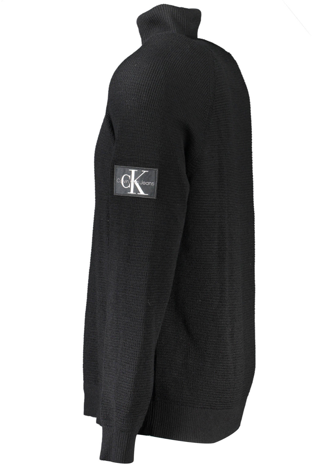 Calvin Klein férfi kötött pulóver, fekete