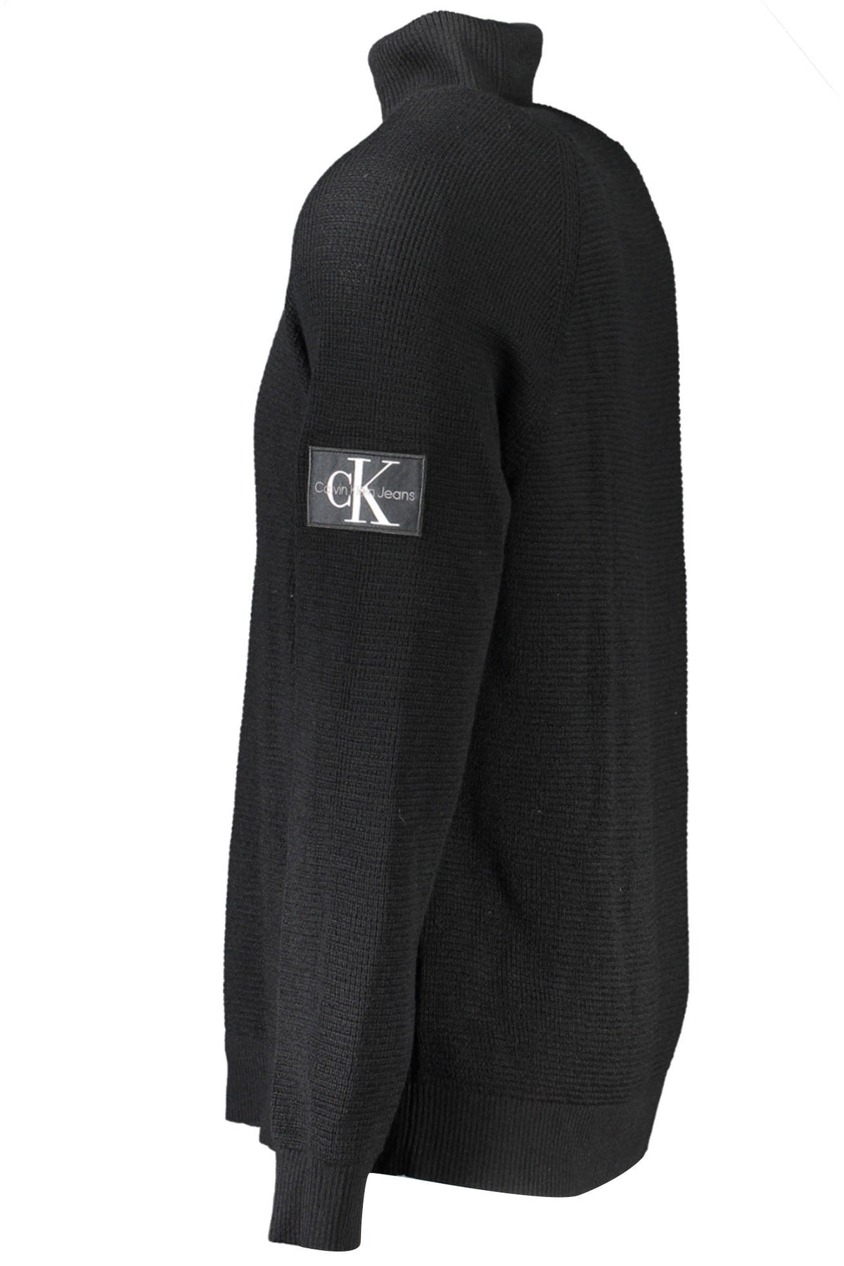 Calvin Klein férfi kötött pulóver, fekete