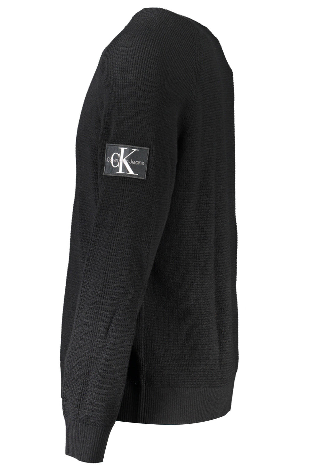 Calvin Klein férfi kötött pulóver, fekete