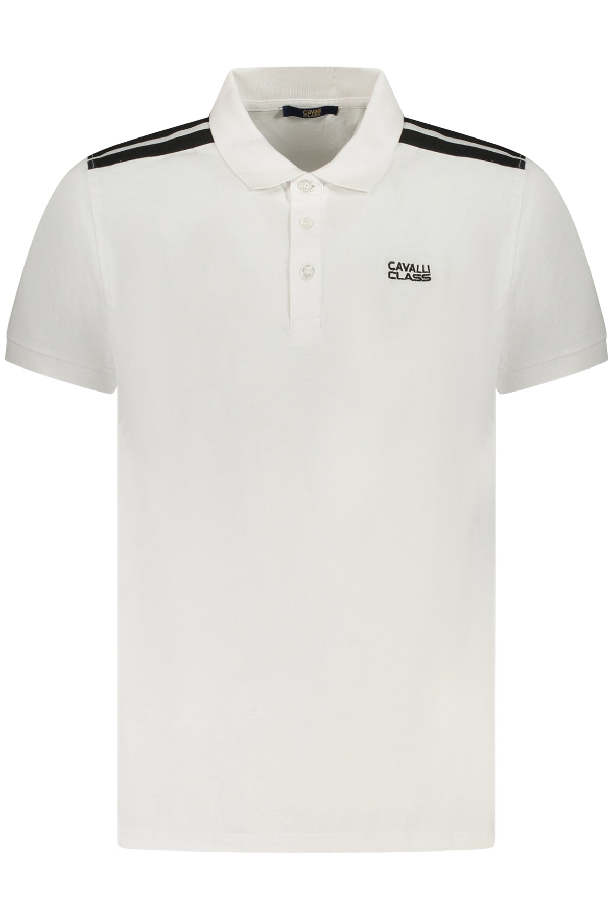 Cavalli Class férfi rövid ujjú galléros póló