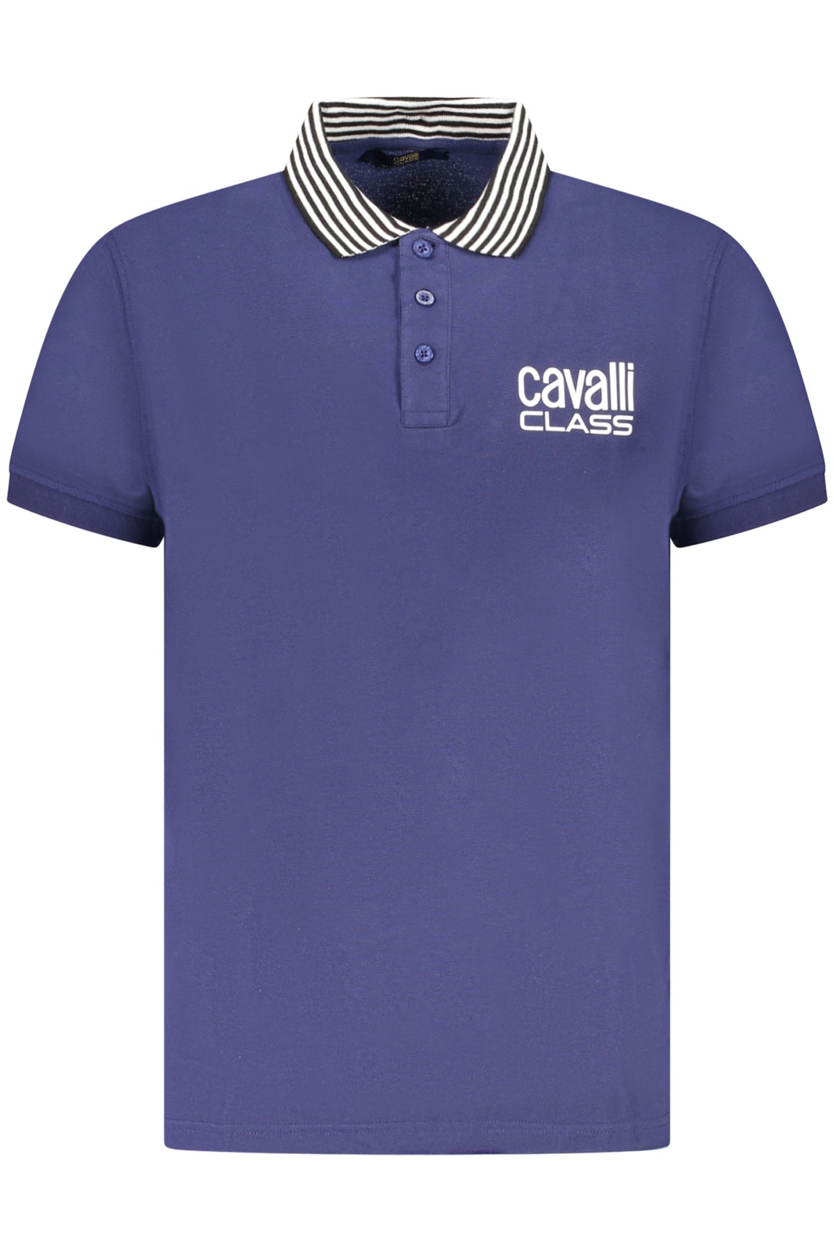 Cavalli Class férfi rövid ujjú galléros póló