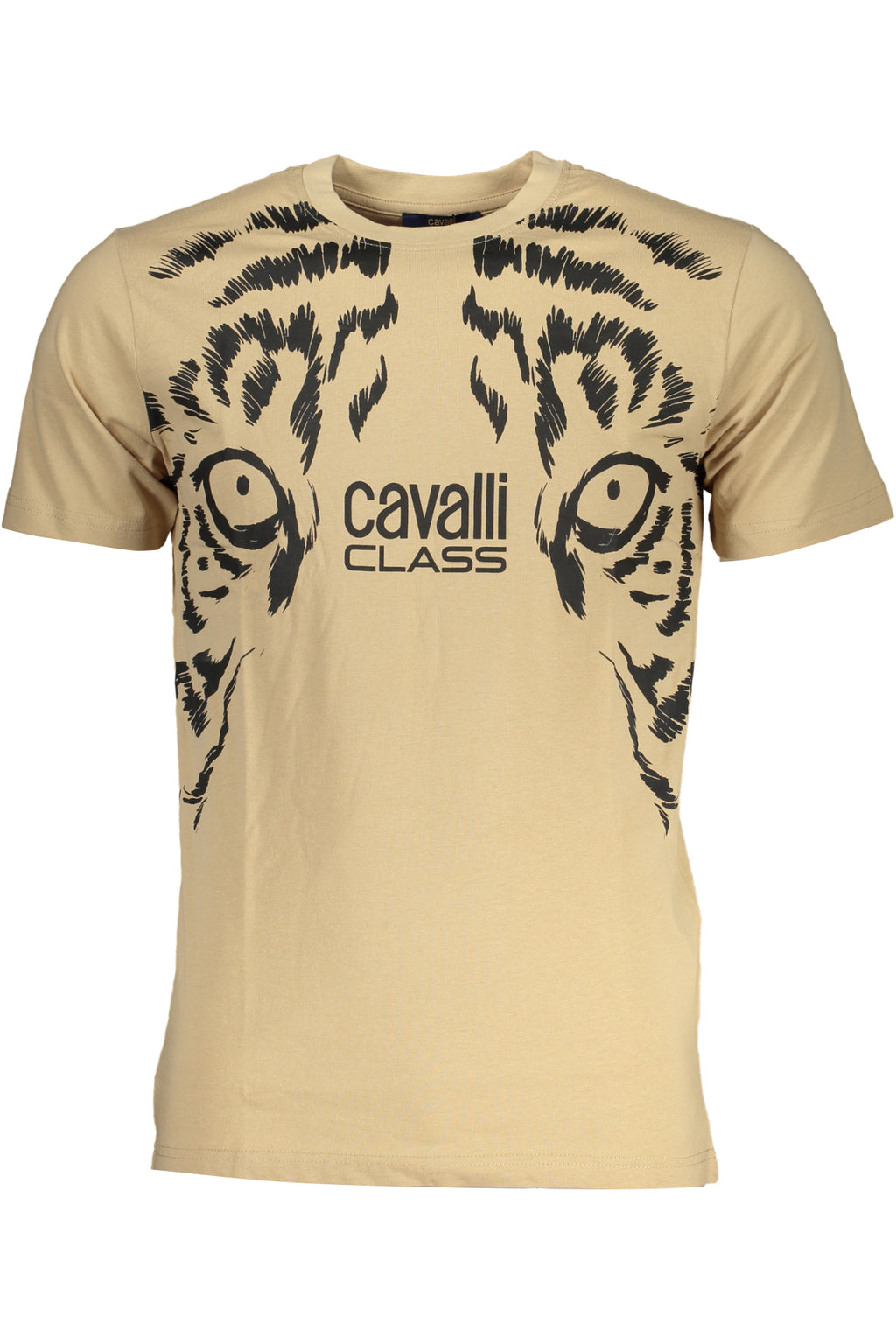 Cavalli Class férfi rövid ujjú bézs póló