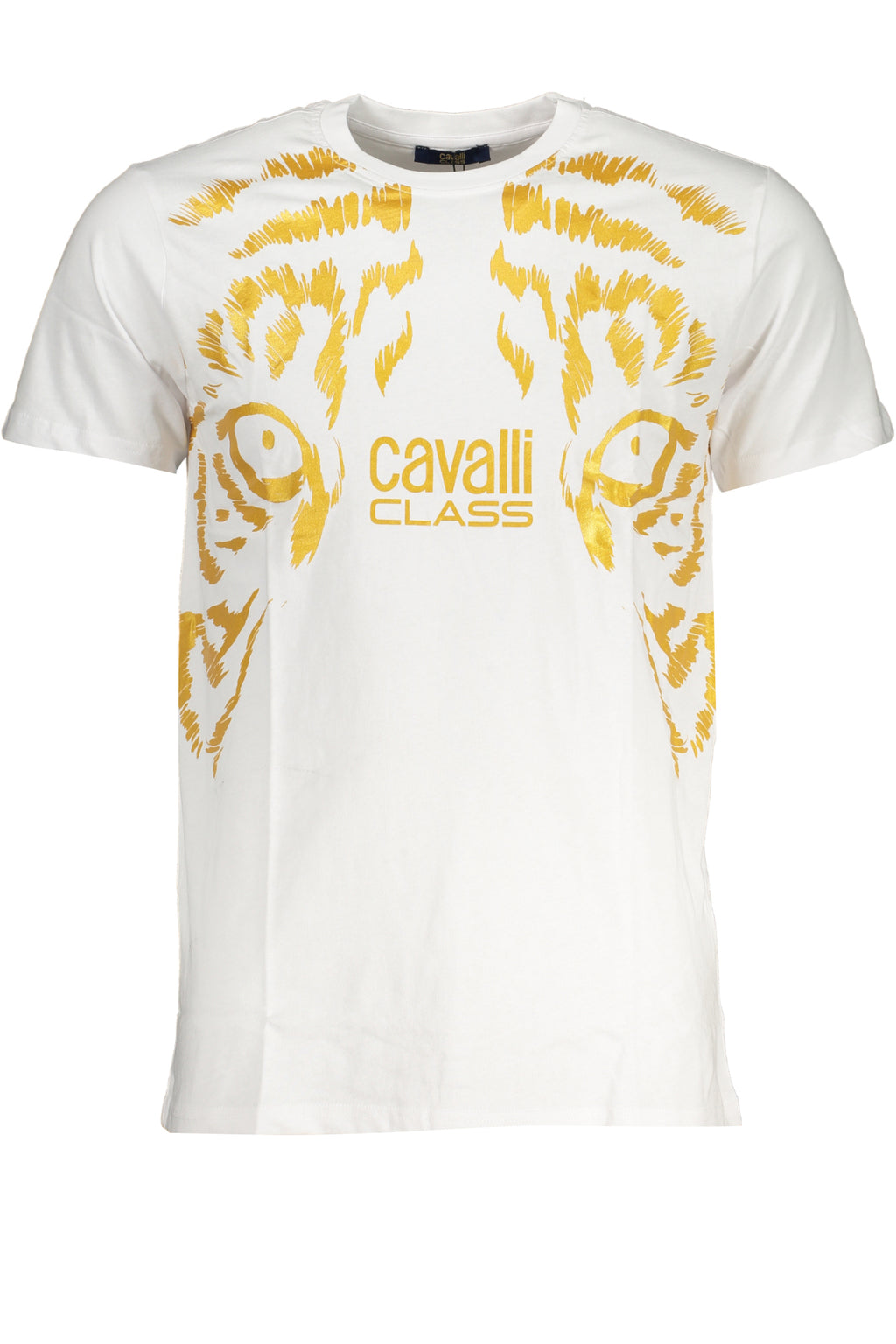 Cavalli Class férfi rövid ujjú póló, fehér