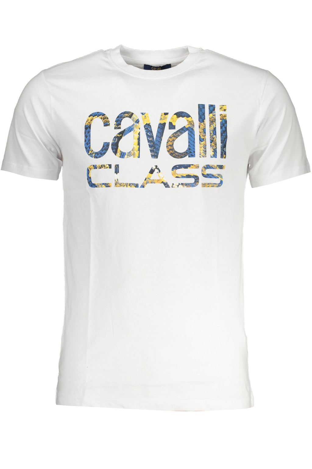 Cavalli Class férfi rövid ujjú póló, fehér
