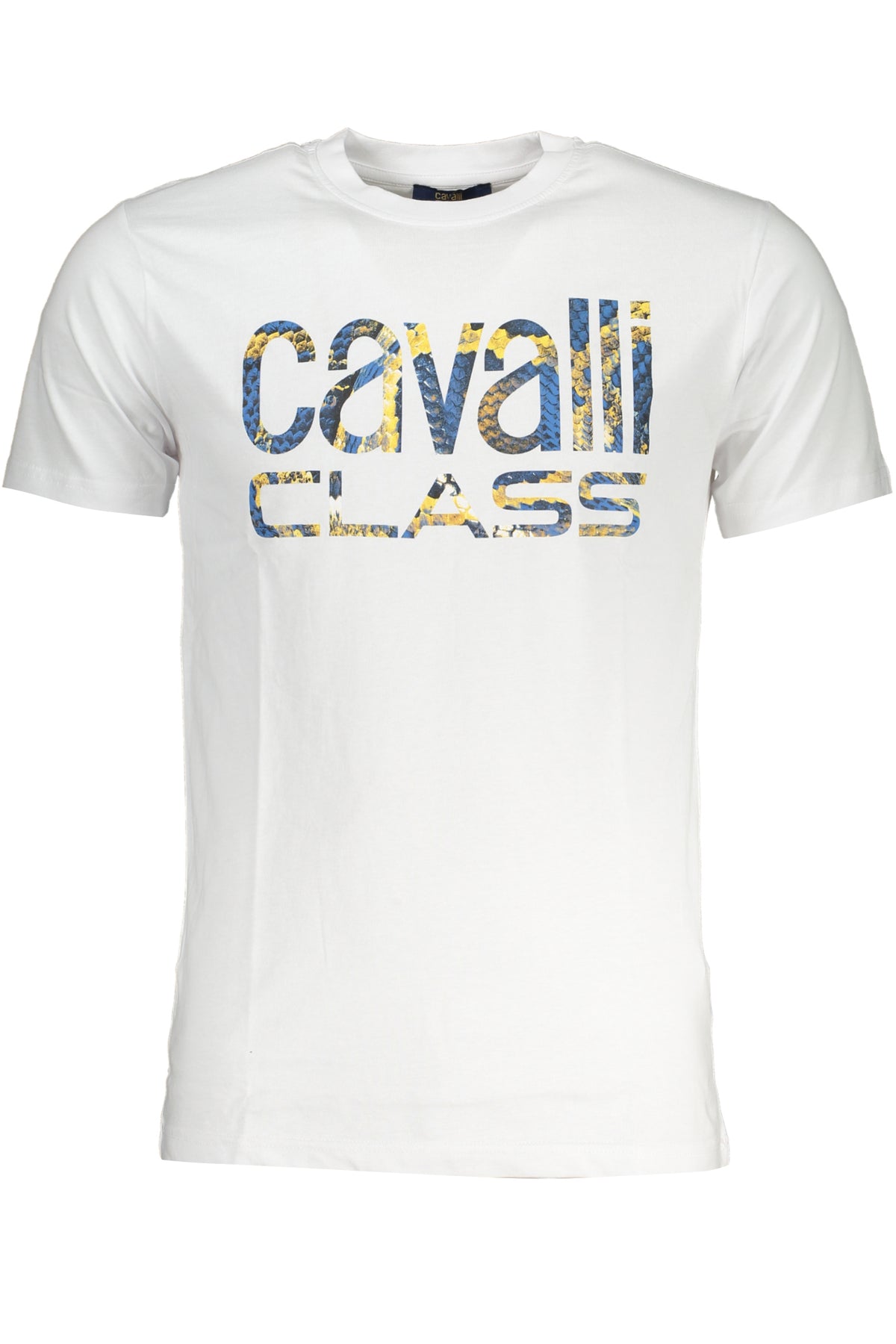 Cavalli Class férfi rövid ujjú póló, fehér