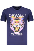 Cavalli Class rövid ujjú póló férfi kék