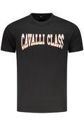 Cavalli Class rövid ujjú póló férfi fekete