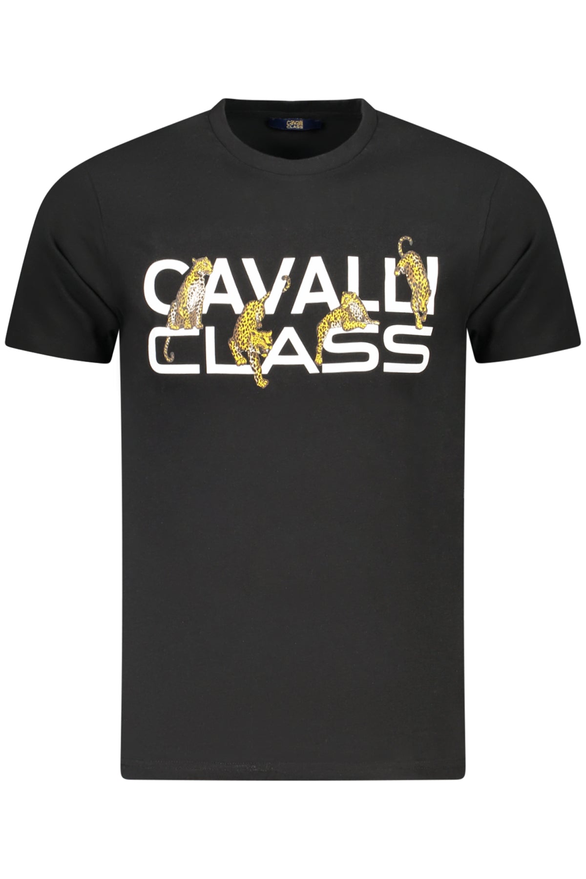 Cavalli Class rövid ujjú póló férfi fekete