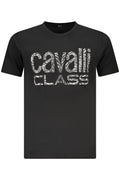 Cavalli Class rövid ujjú póló férfi fekete