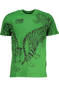 Cavalli Class zöld férfi rövid ujjú póló