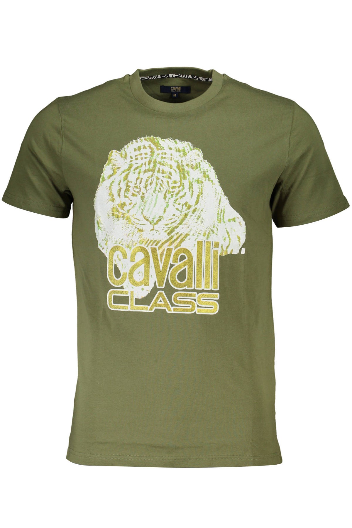 Cavalli Class férfi rövid ujjú póló, zöld