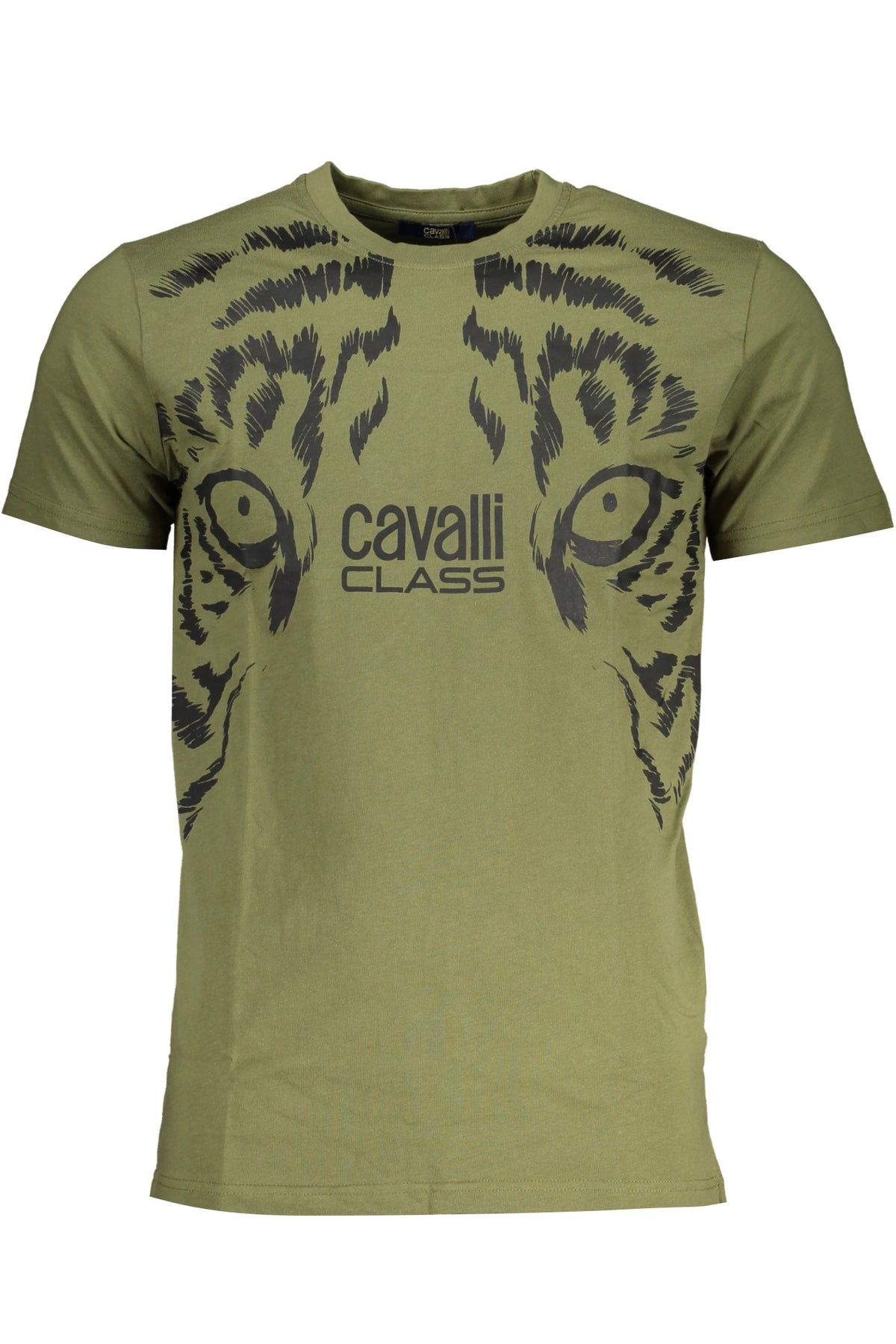 Cavalli Class zöld férfi rövid ujjú póló
