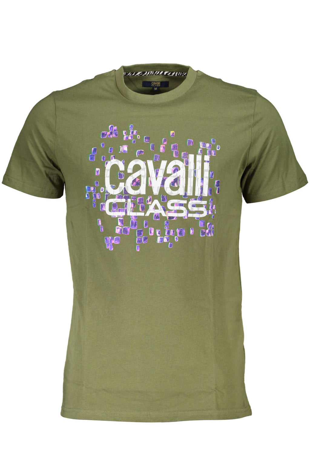 Cavalli Class férfi rövid ujjú póló, zöld