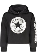 Converse lány pulóver, fekete