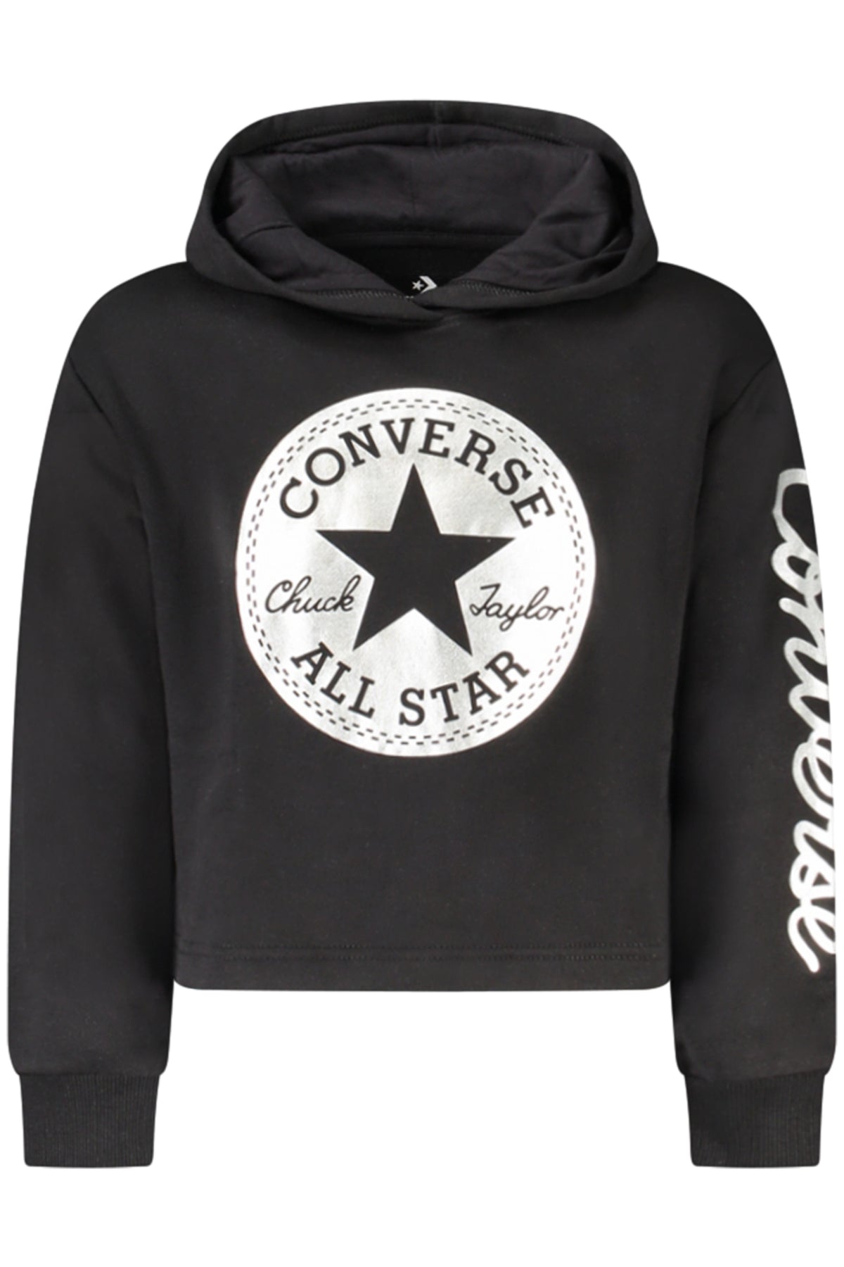 Converse lány pulóver, fekete