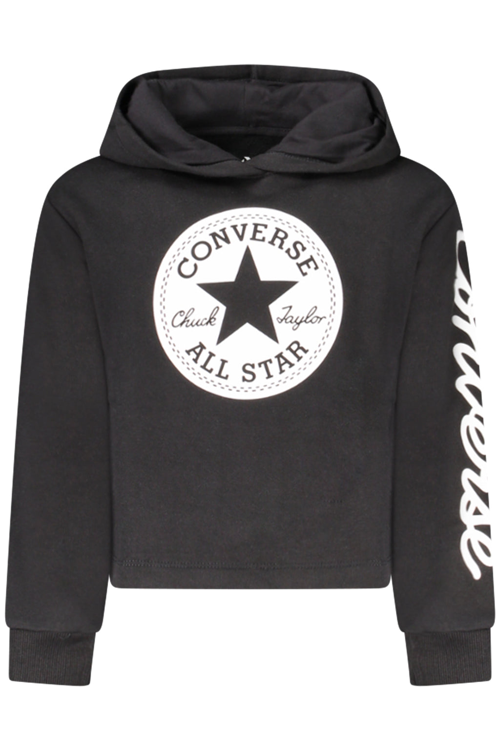 Converse lány pulóver, fekete