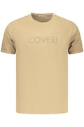 Coveri Moving férfi rövid ujjú póló barna