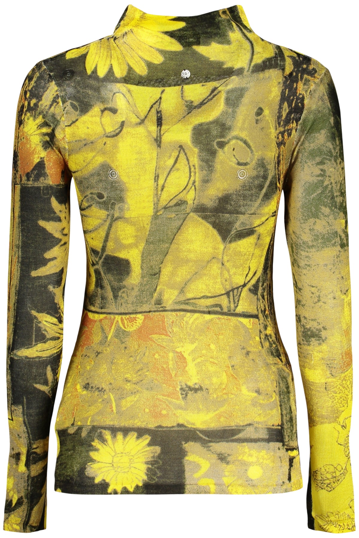 Desigual női kötött felső, sárga