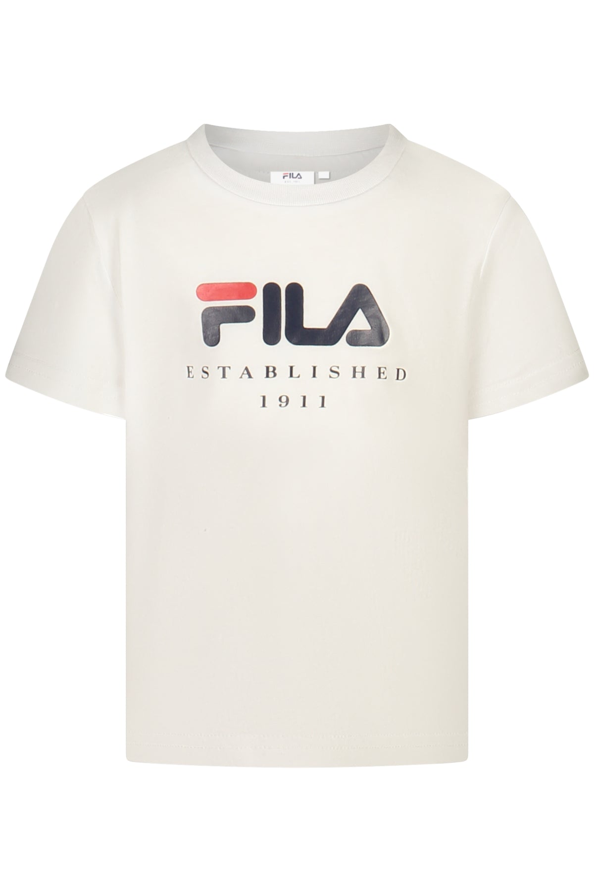 Fila rövid ujjú lány póló, fehér