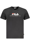 Fila férfi rövid ujjú póló, fekete