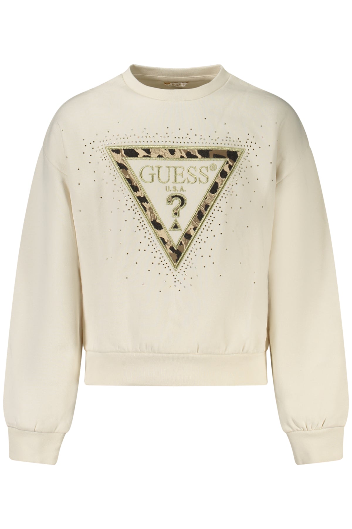 Guess Jeans lány pulóver, fehér