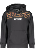 Guess Jeans fiú pulóver, fekete