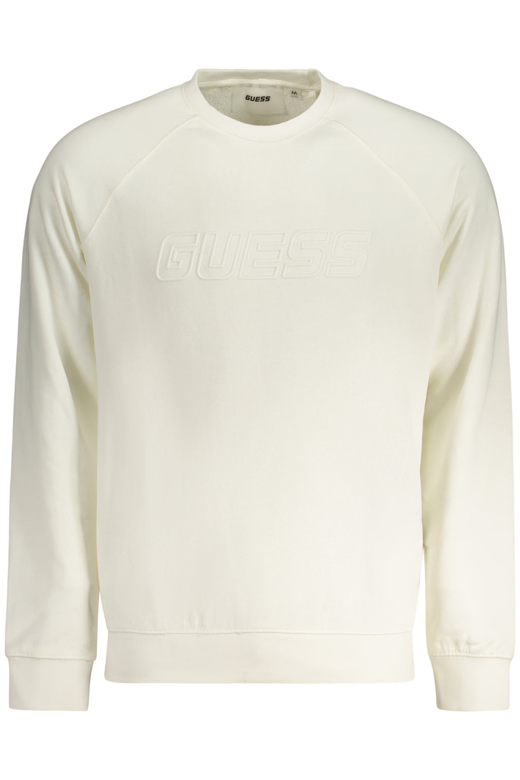 Guess Jeans férfi fehér cipzáros pulóver