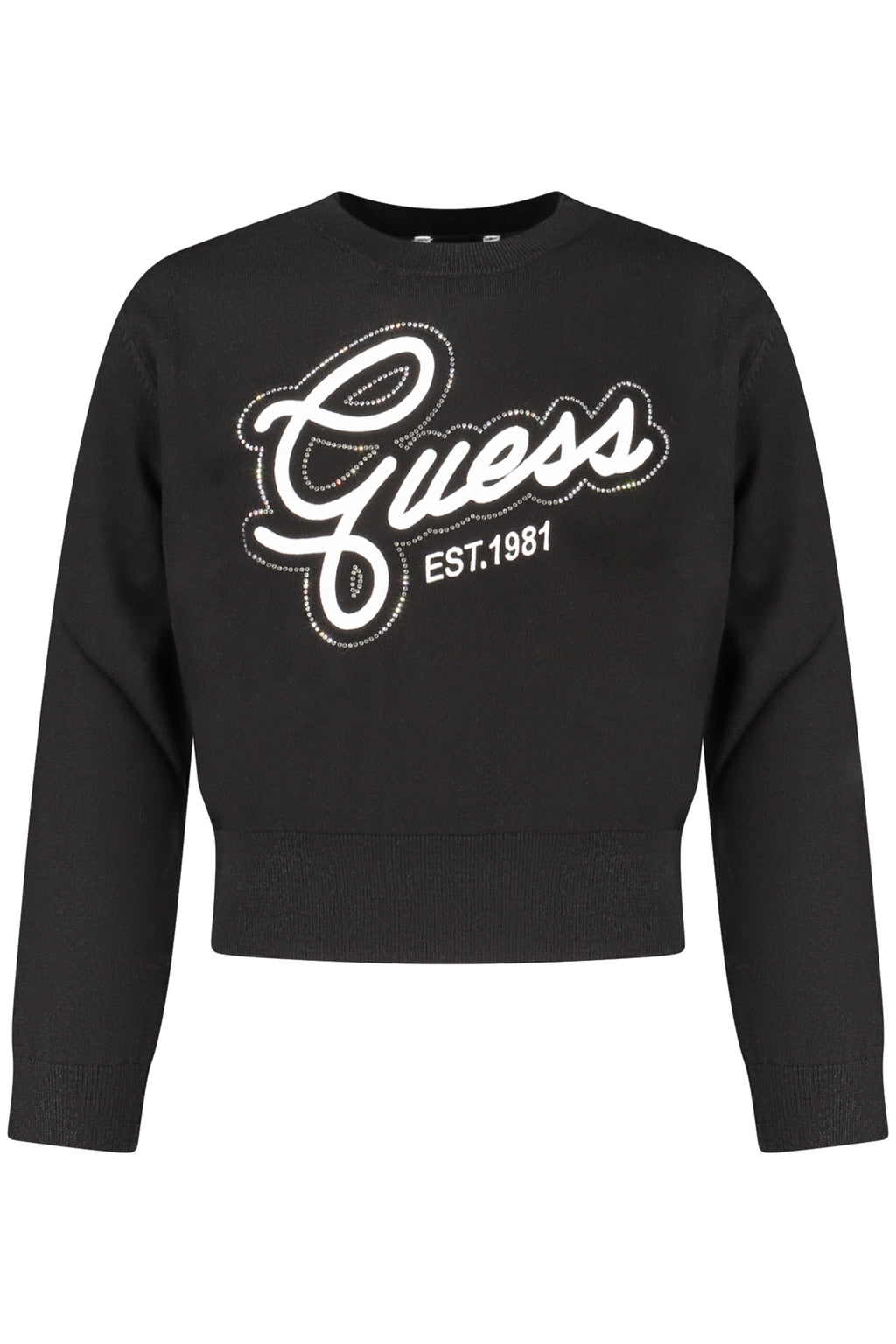 Guess Jeans lány kötött felső, fekete