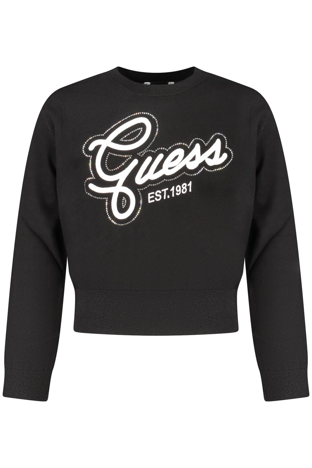 Guess Jeans lány kötött felső, fekete