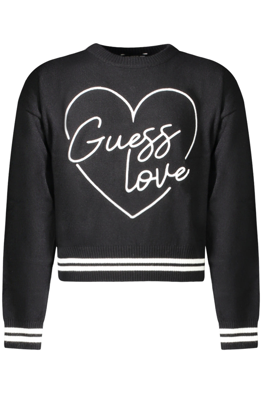Guess Jeans lány kötött felső, fekete