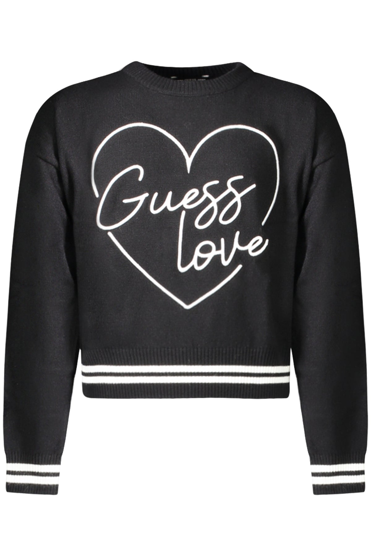 Guess Jeans lány kötött felső, fekete