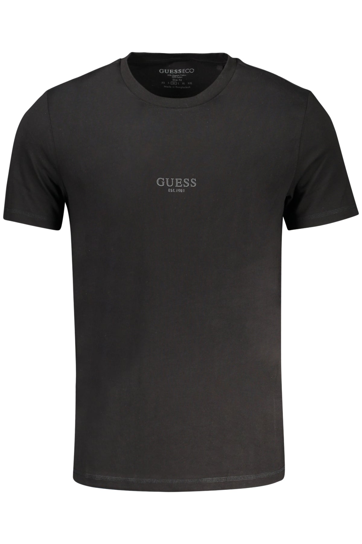 Guess Jeans férfi rövid ujjú póló fekete