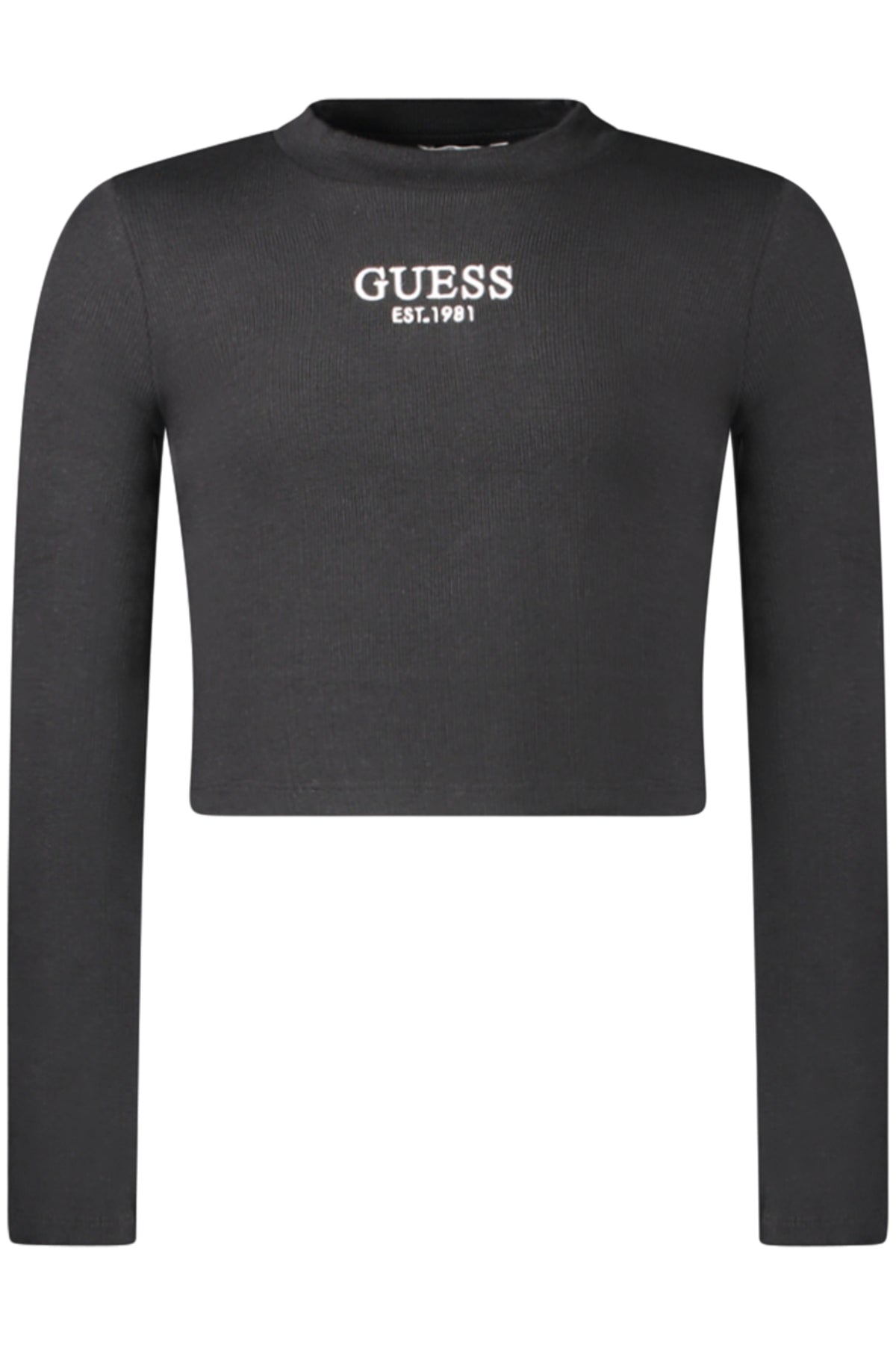 Guess Jeans hosszú ujjú lány póló, fekete