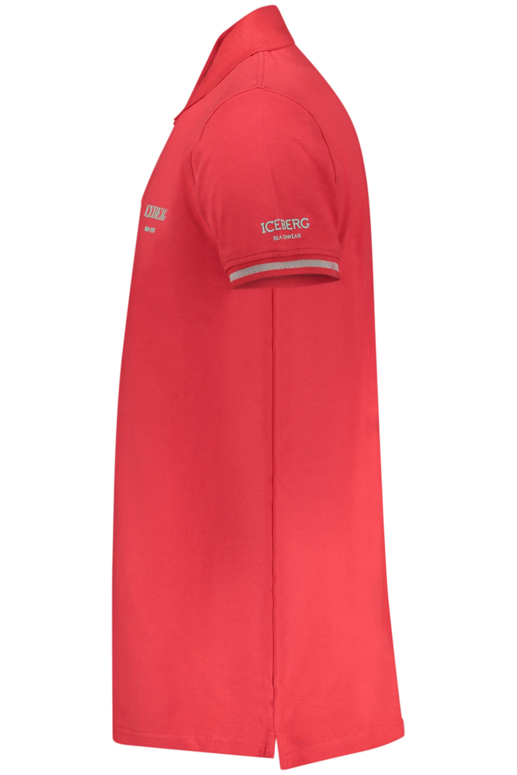Iceberg férfi rövid ujjú galléros póló, piros