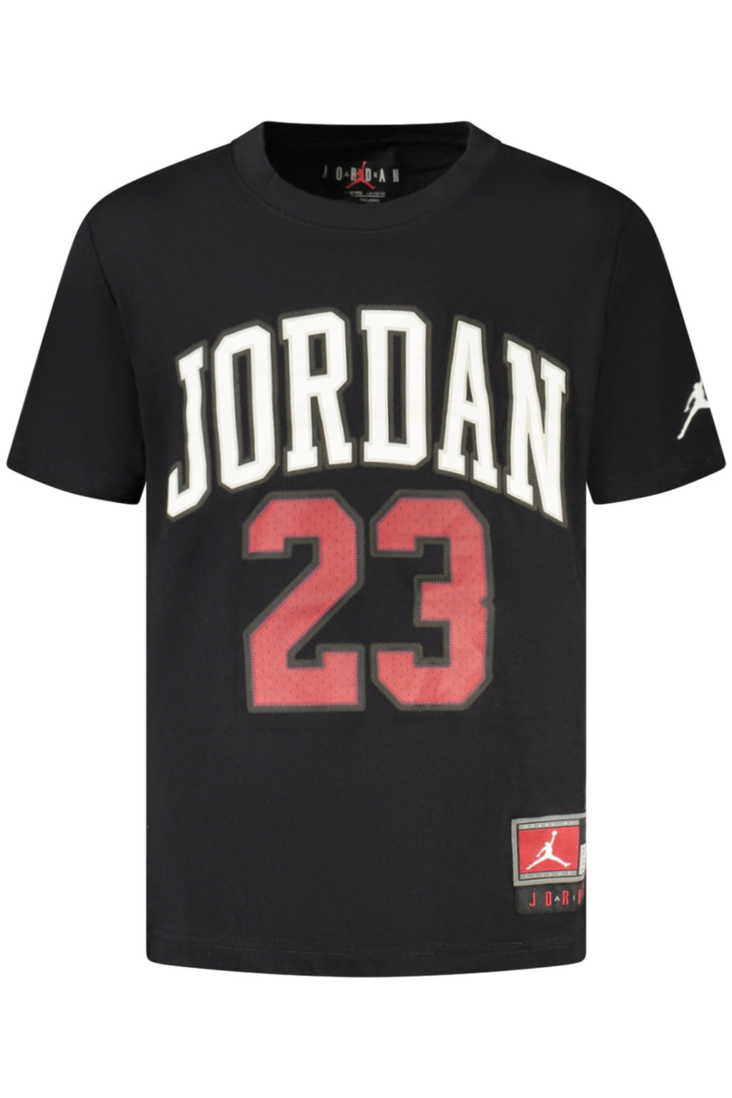 Jordan rövid ujjú gyerek póló, fekete