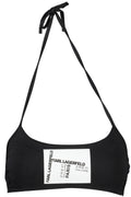Karl Lagerfeld Beachwear női bikini felső, fekete