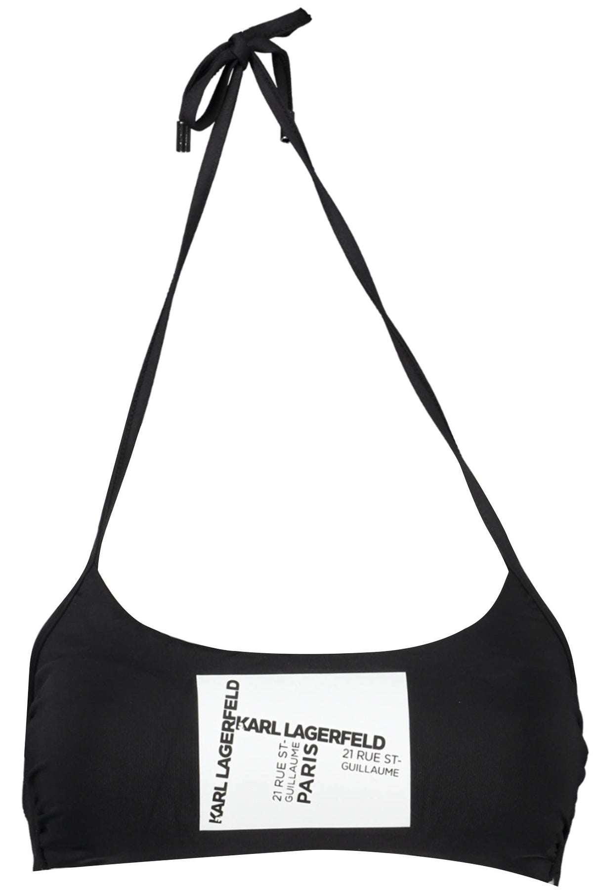 Karl Lagerfeld Beachwear női bikini felső, fekete