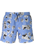 Karl Lagerfeld Beachwear férfi fürdőnadrág, világoskék