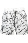Karl Lagerfeld Beachwear férfi fürdőnadrág, fehér