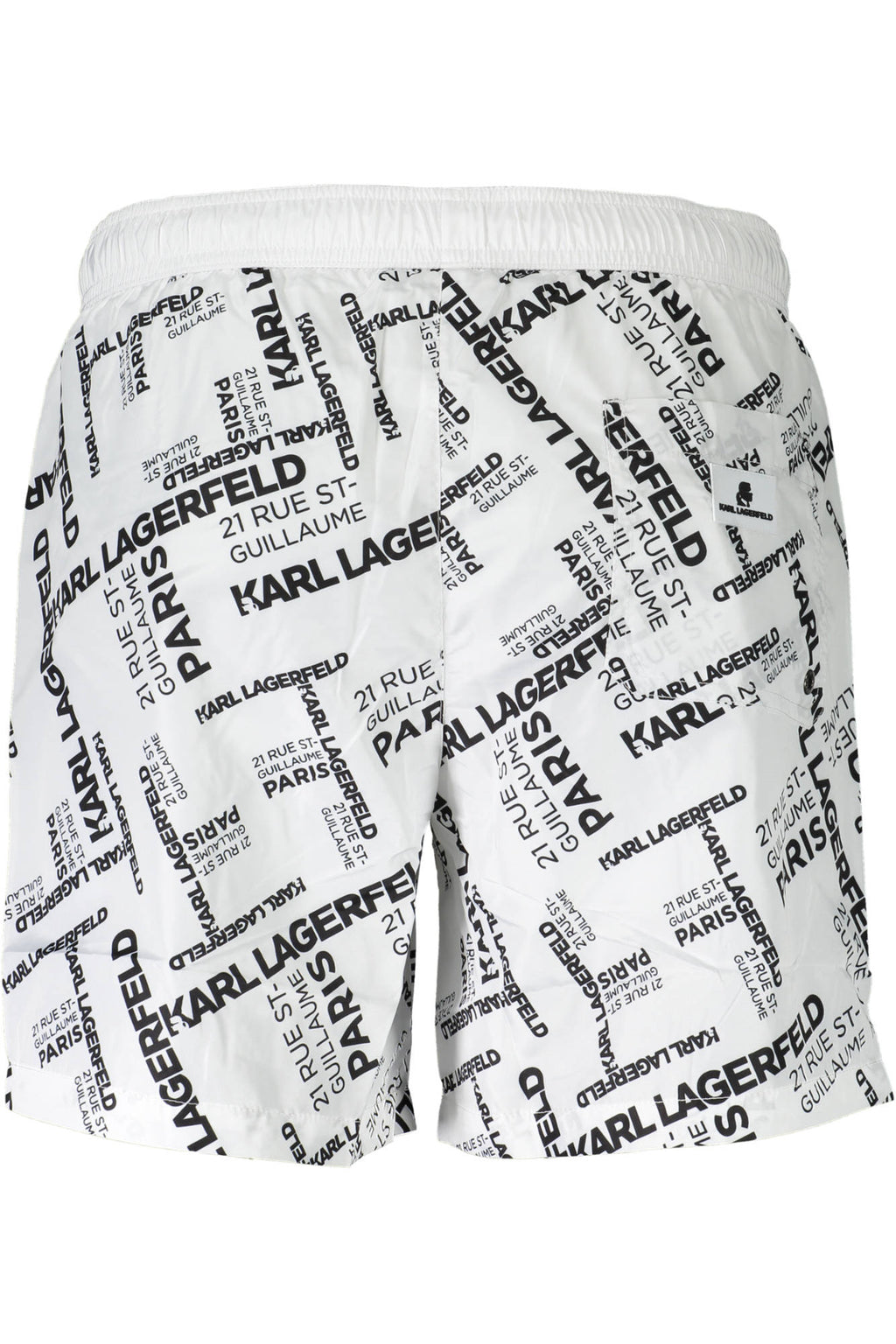 Karl Lagerfeld Beachwear férfi fürdőnadrág, fehér
