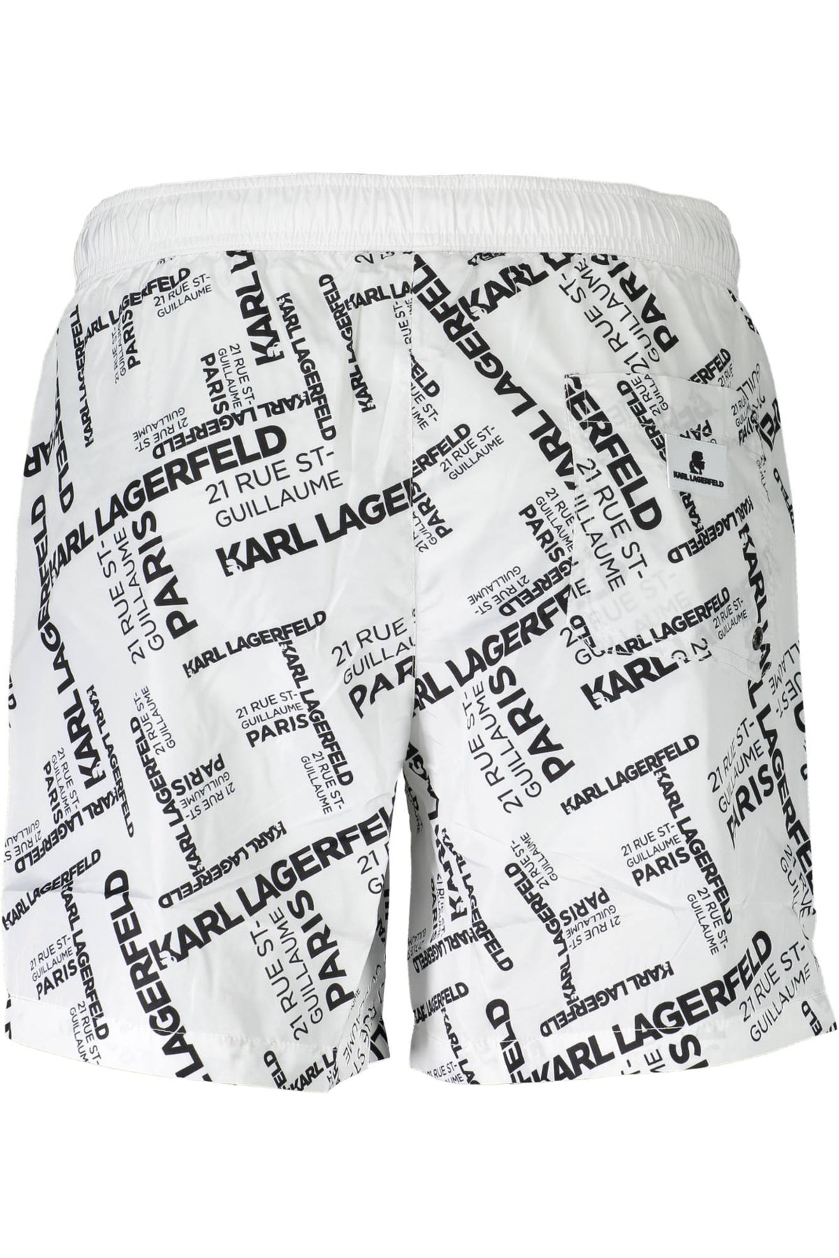 Karl Lagerfeld Beachwear férfi fürdőnadrág, fehér
