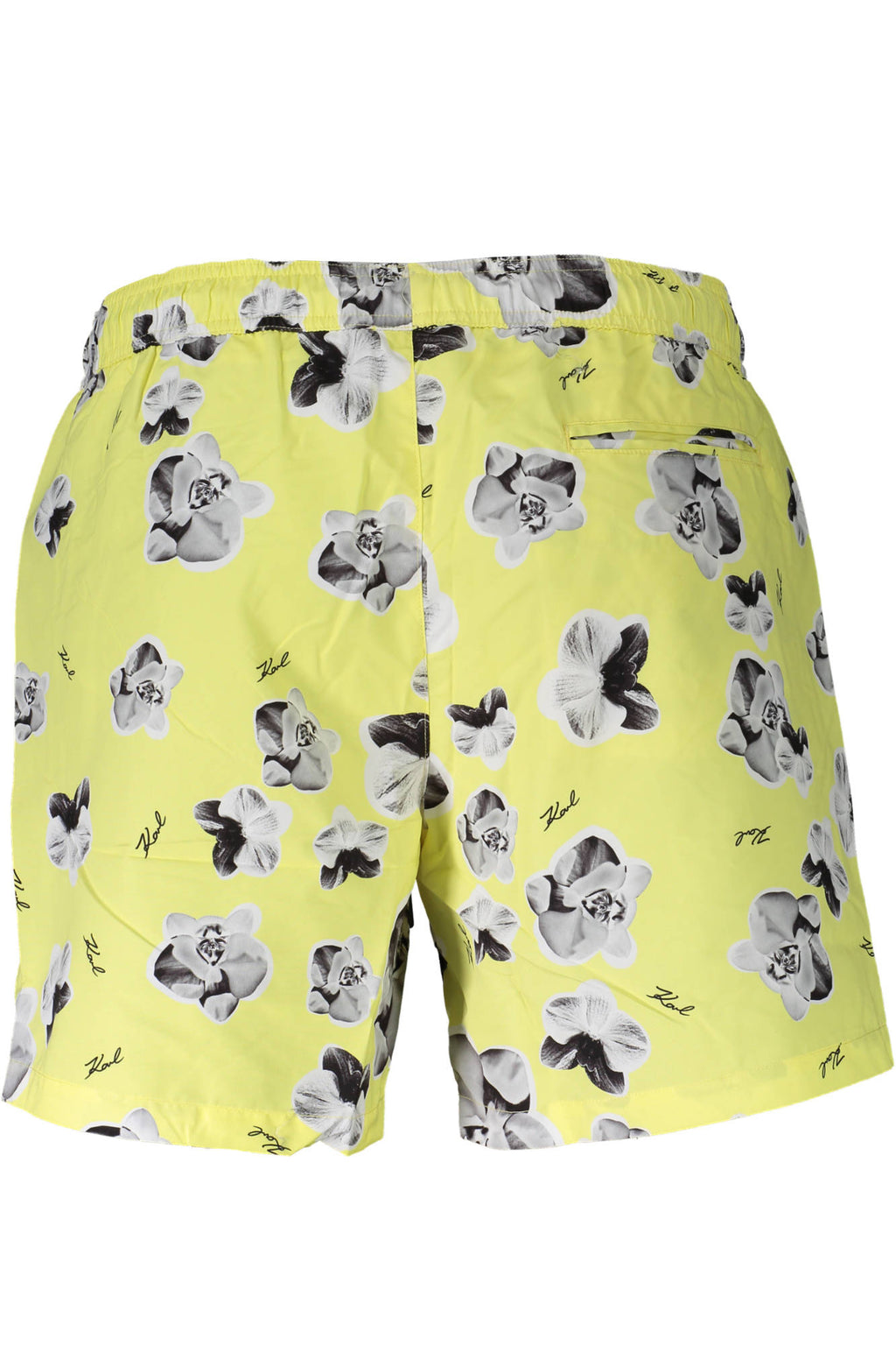 Karl Lagerfeld Beachwear férfi fürdőnadrág, sárga